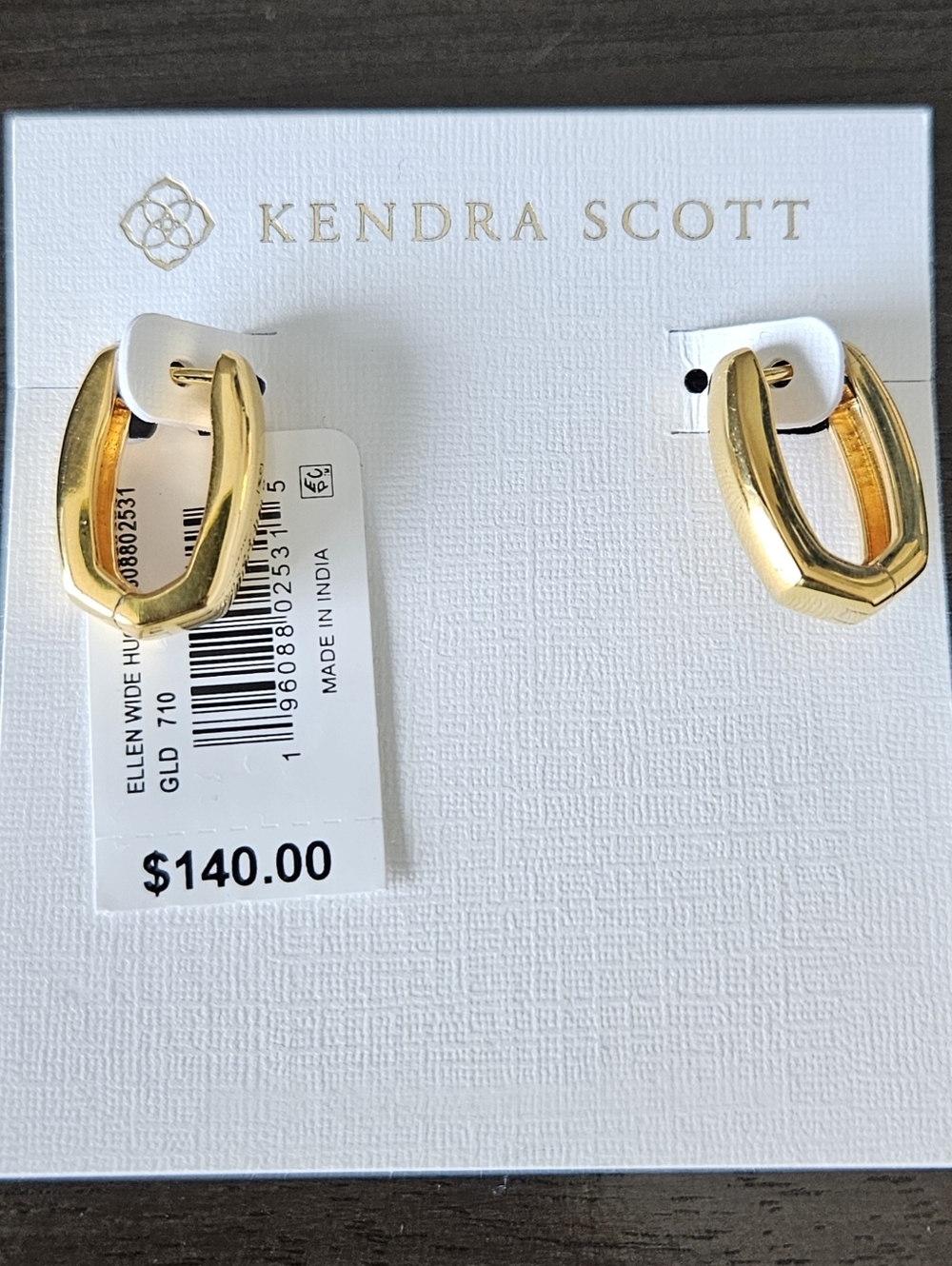 Kendra Scott Ellen Wide Huggie Hoops